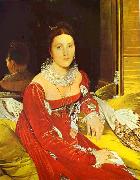 Jean Auguste Dominique Ingres Portrait of Madame de Senonnes. Sweden oil painting artist
